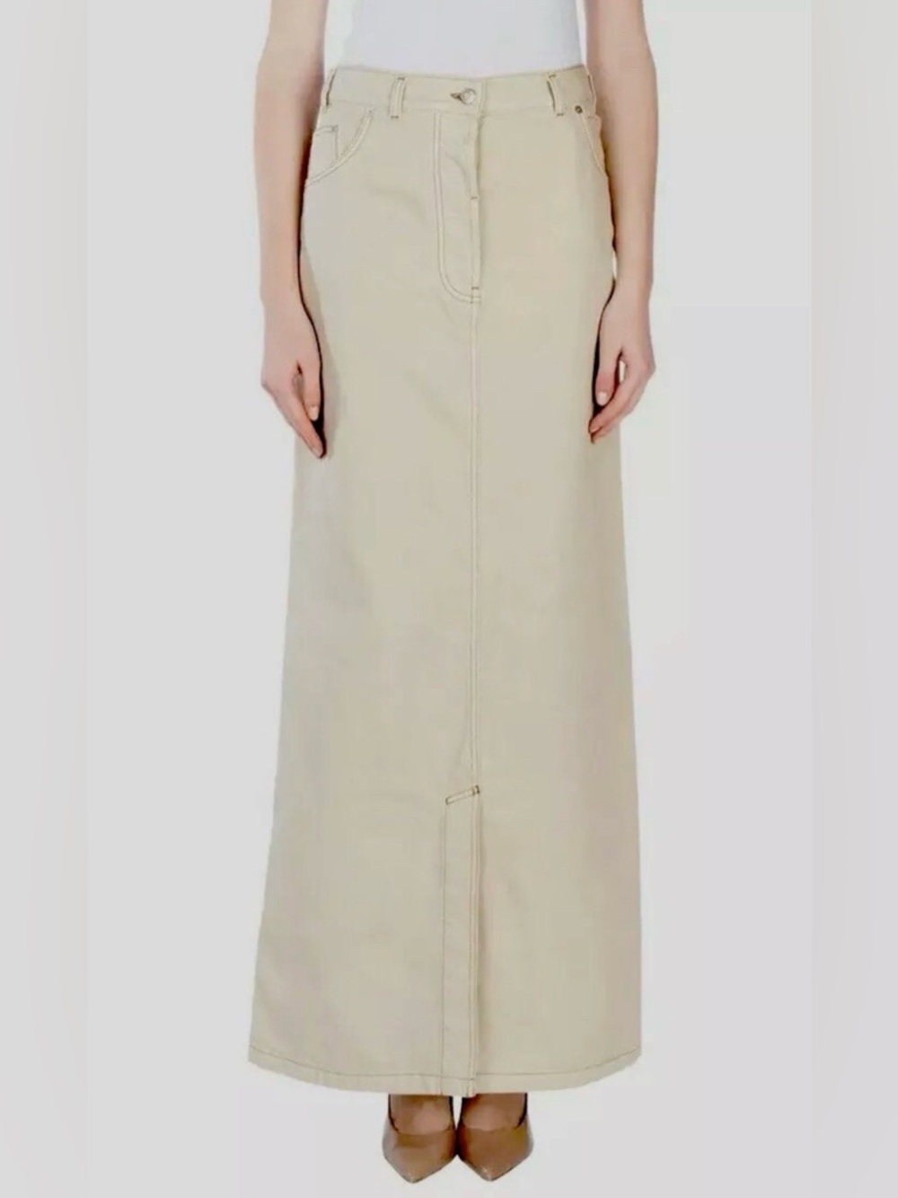 EUC Dries Van Noten Denim Maxi Skirt Size 36/S